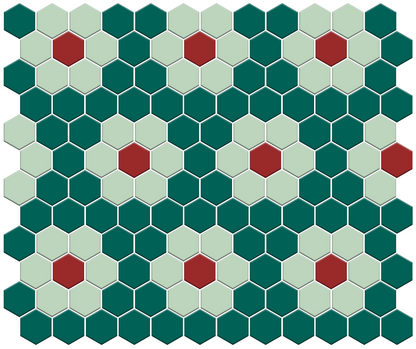 Honeycomb Rosette | Pinnacle Hexagon Pattern