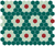 Garnet/Pistachio on Emerald Green