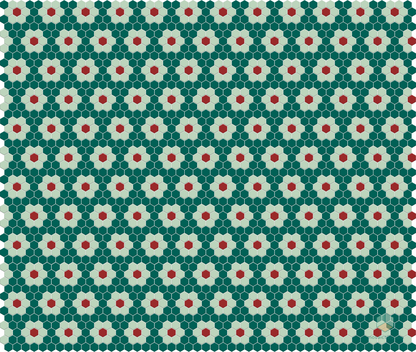 Honeycomb Rosette | Pinnacle Hexagon Pattern