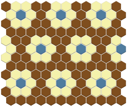 Honeycomb Rosette | Pinnacle Hexagon Pattern