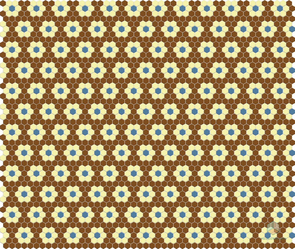 Honeycomb Rosette | Pinnacle Hexagon Pattern