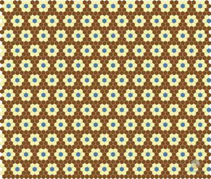 Honeycomb Rosette | Pinnacle Hexagon Pattern
