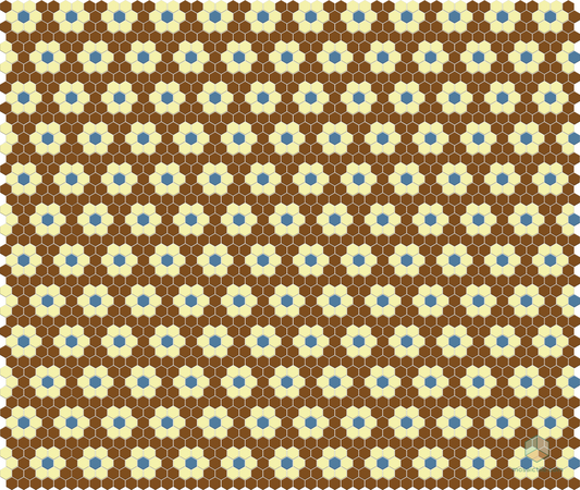 Honeycomb Rosette | Pinnacle Hexagon Pattern