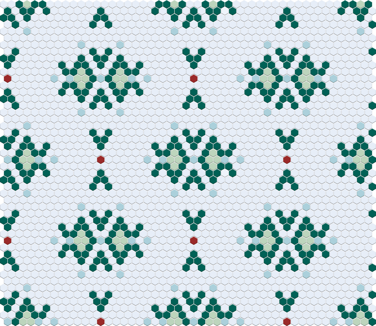 Kalasta 4 pc. | Pinnacle Hexagon Patterns