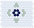 Sky/Midnight/Celadon on Satin White