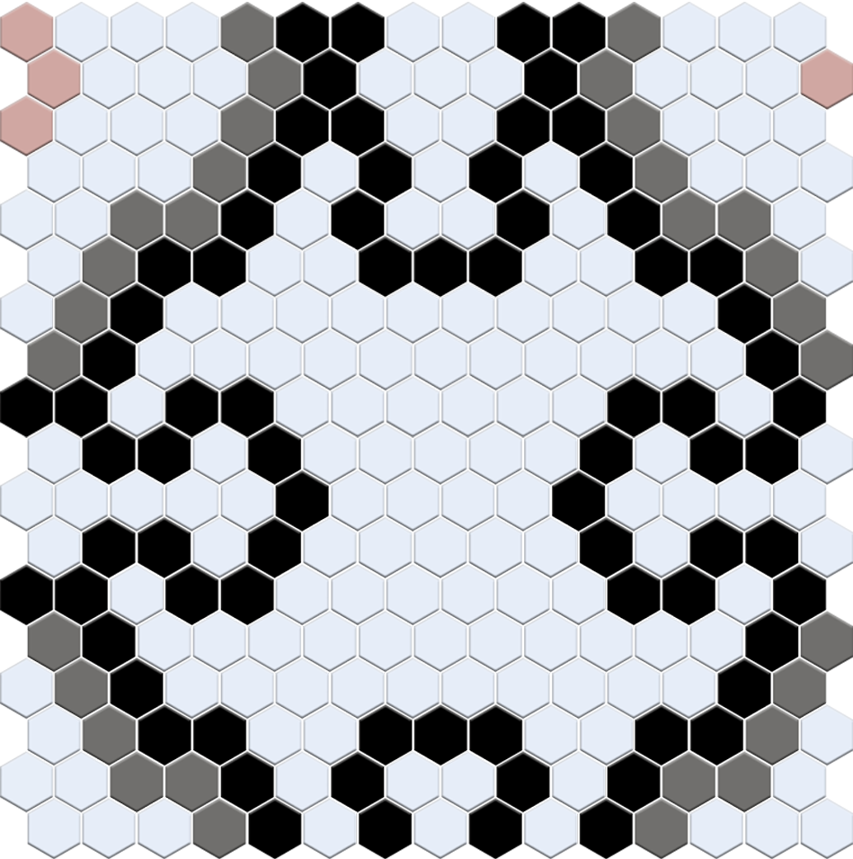 Marapossa | Modern Craftsman Hexagon Tile Pattern