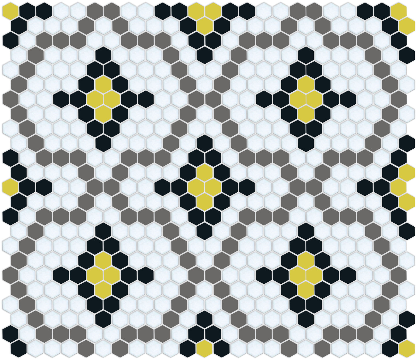 Monarch | Pinnacle Hexagon Tile Pattern Coreopsis