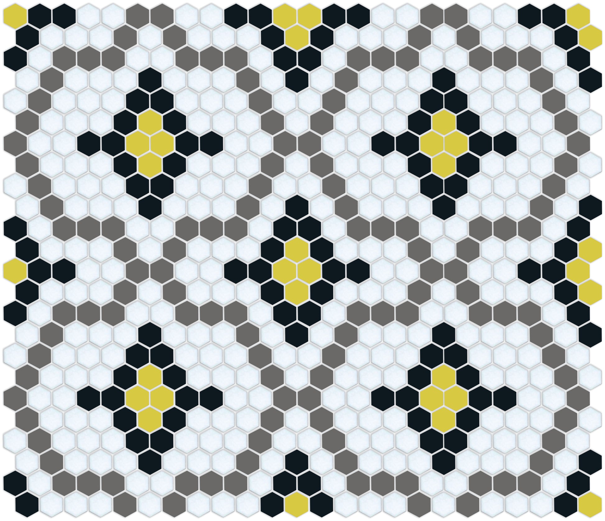 Monarch | Pinnacle Hexagon Tile Pattern Coreopsis