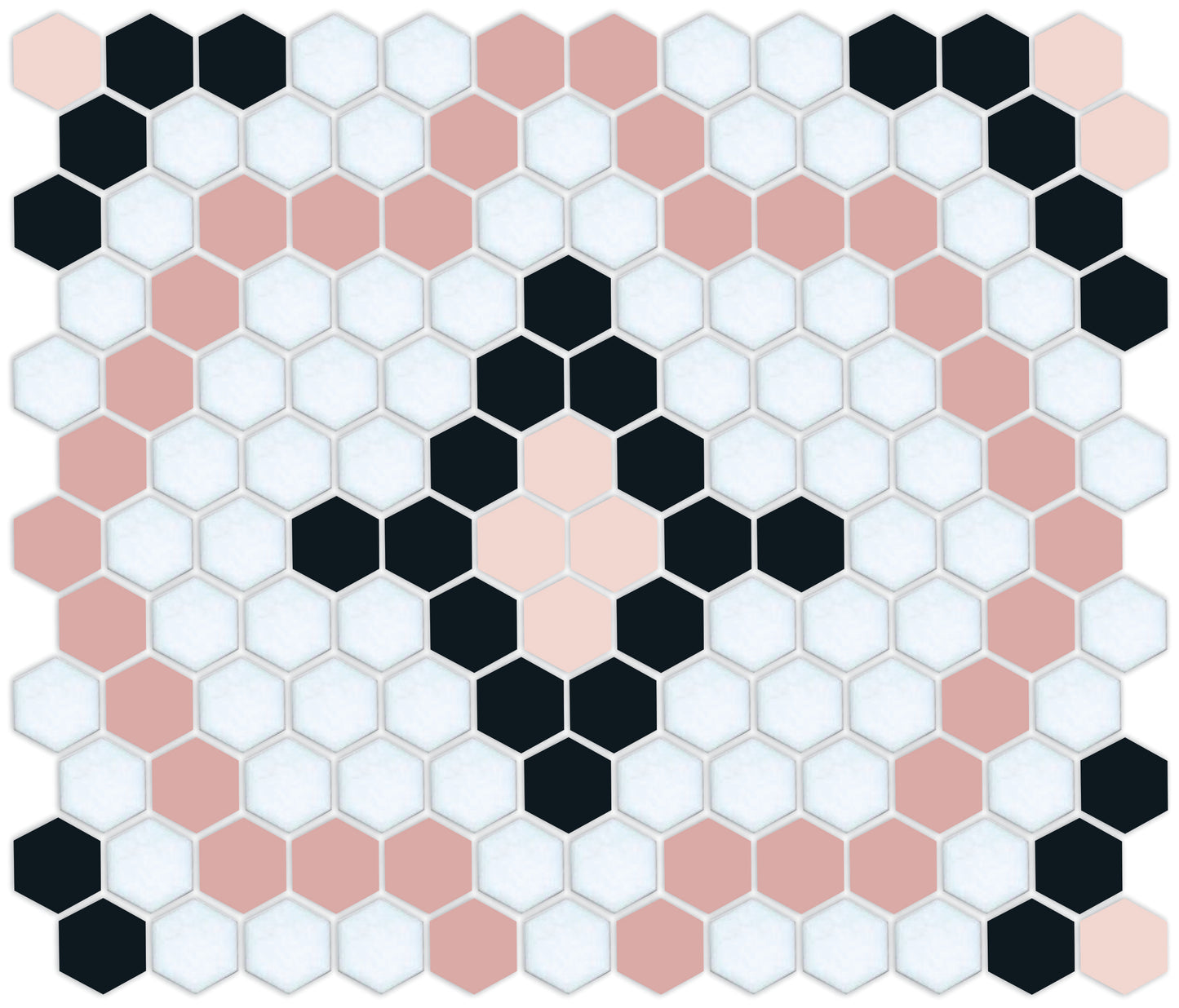 Monarch | Pinnacle Hexagon Tile Pattern Allium Close Up