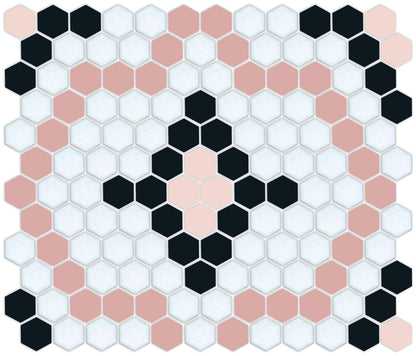 Monarch | Pinnacle Hexagon Tile Pattern Allium Close Up