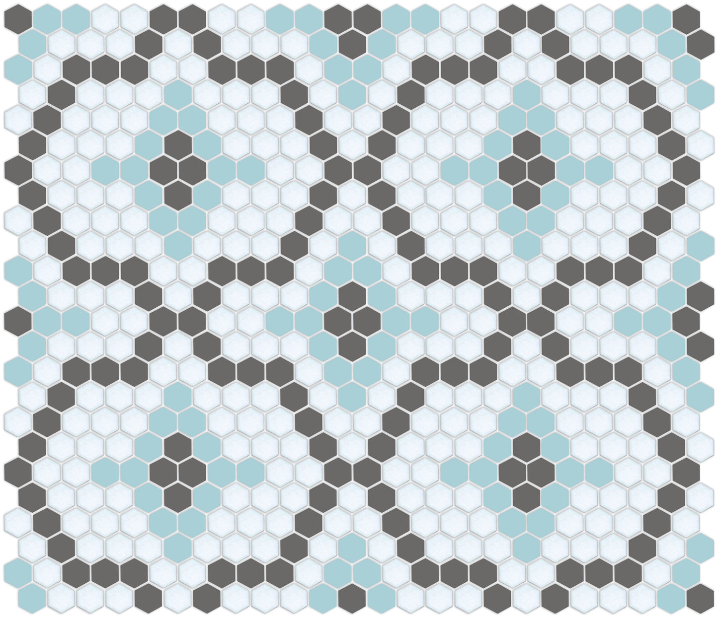 Monarch | Pinnacle Hexagon Tile Pattern Azalea