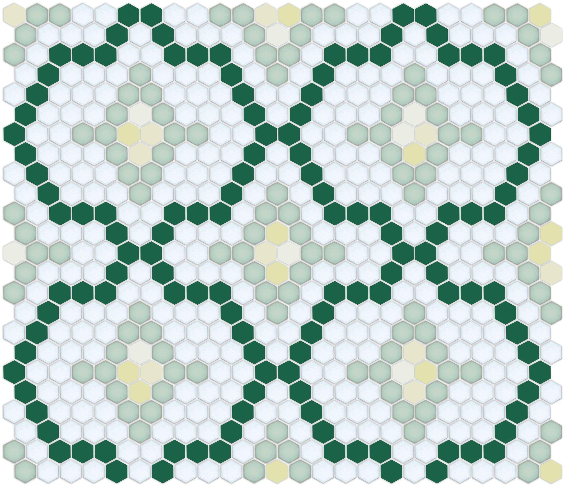 Monarch | Pinnacle Hexagon Tile Pattern Zinnia
