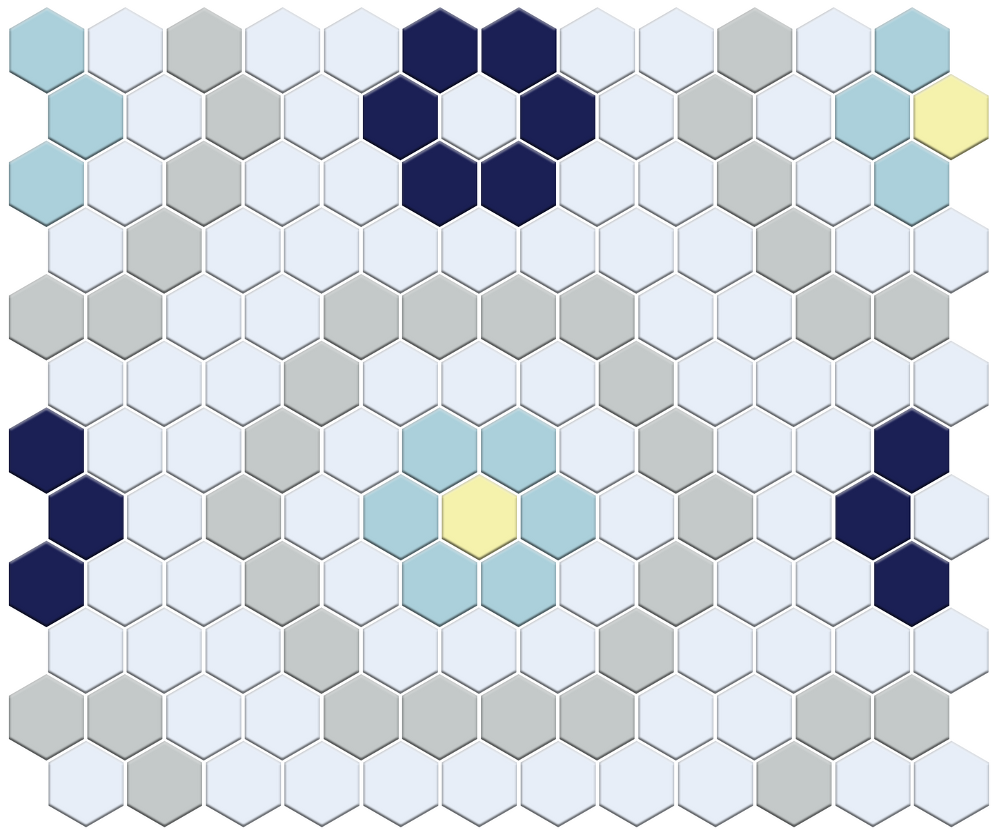 Monet | Pinnacle Hexagon Pattern