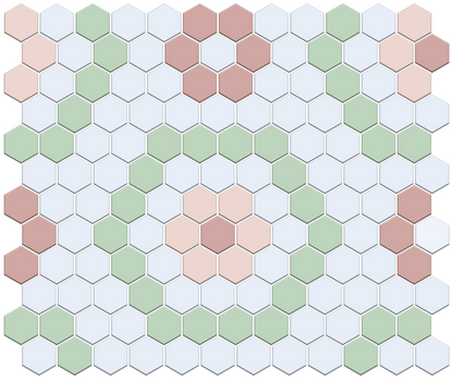 Monet | Pinnacle Hexagon Pattern