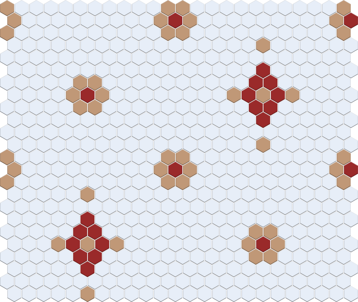 Mountain View 4 pc. | Pinnacle Hexagon Patterns