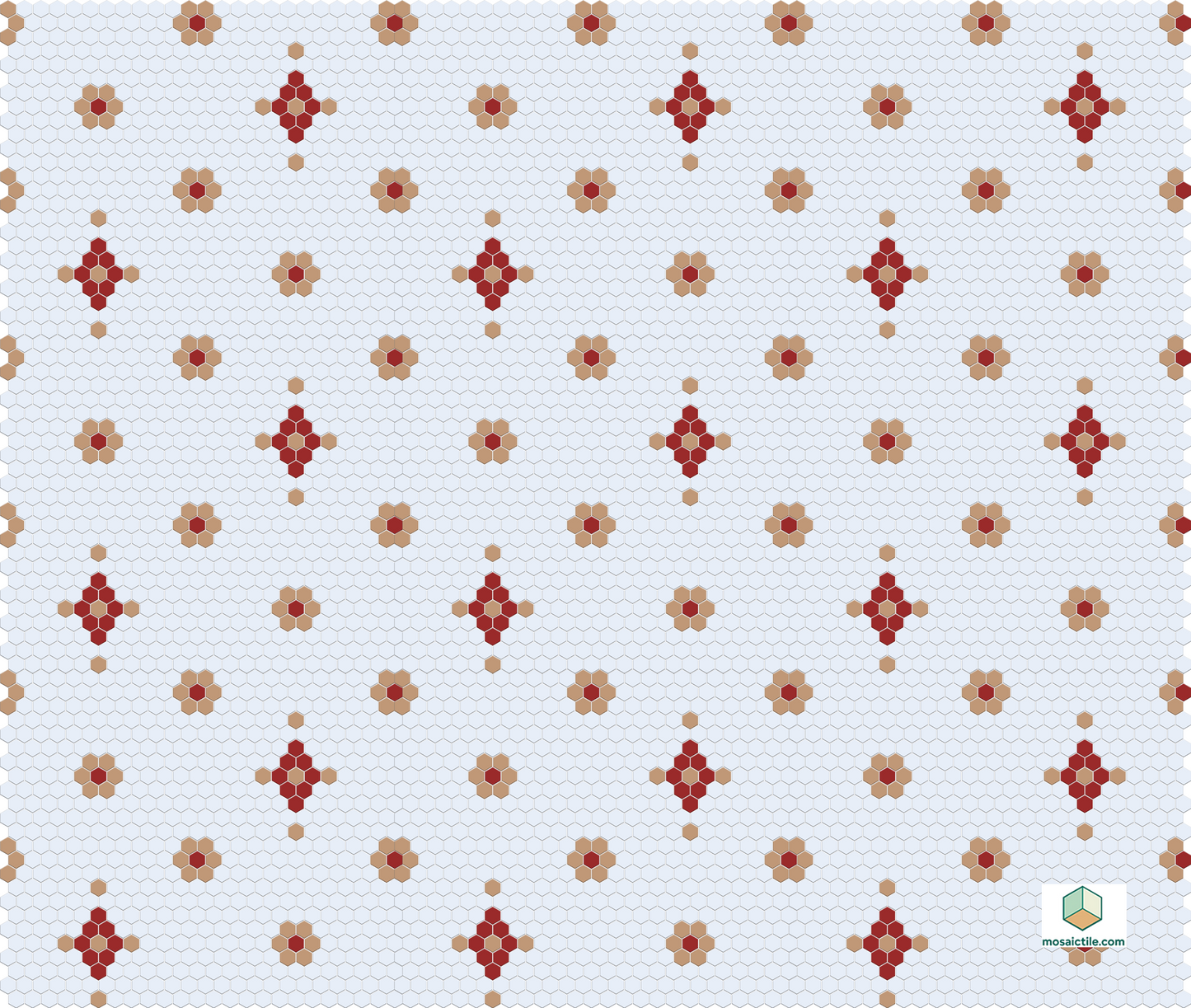 Mountain View 4 pc. | Pinnacle Hexagon Patterns