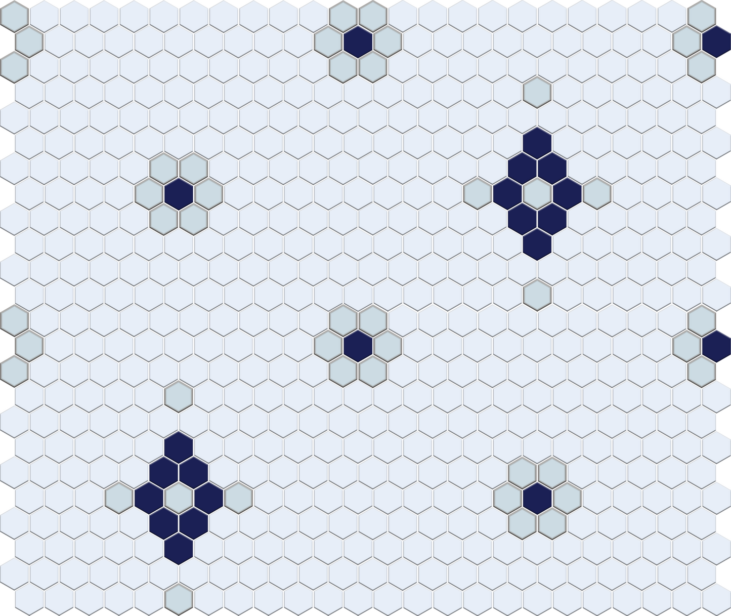 Mountain View 4 pc. | Pinnacle Hexagon Patterns