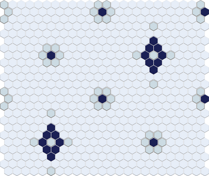 Mountain View 4 pc. | Pinnacle Hexagon Patterns
