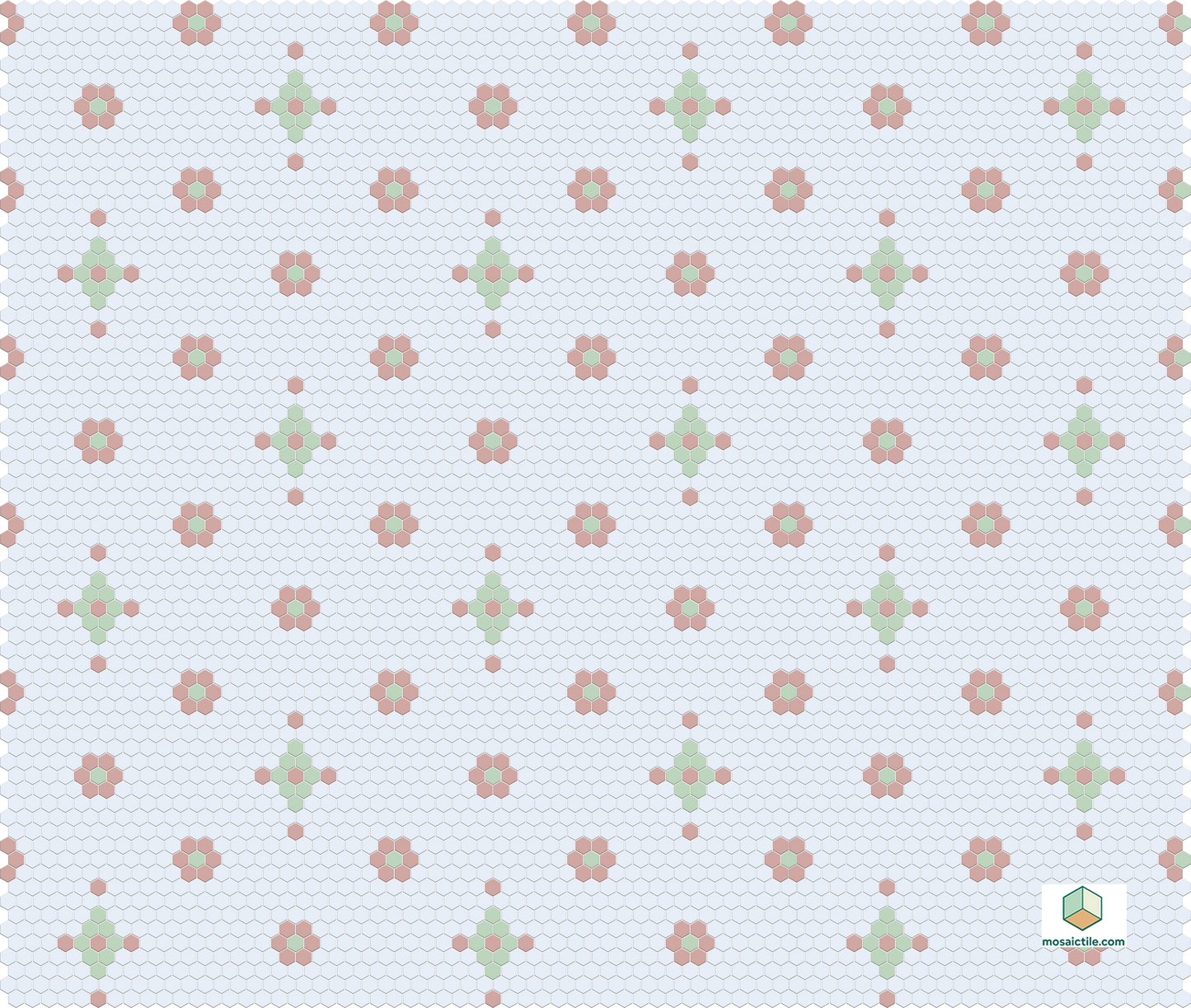 Mountain View 4 pc. | Pinnacle Hexagon Patterns