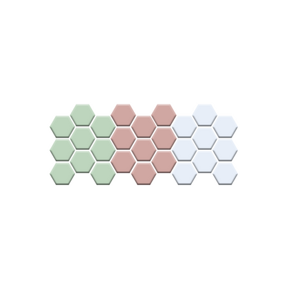 Mountain View 4 pc. | Pinnacle Hexagon Patterns