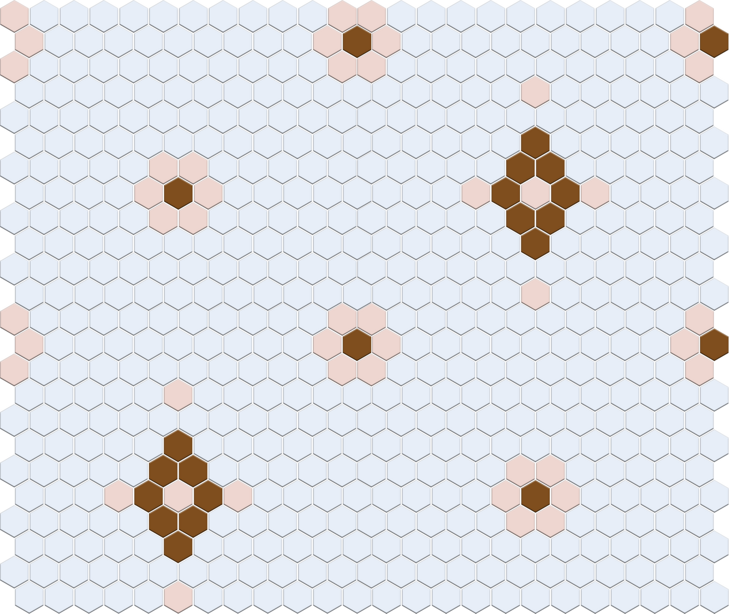 Mountain View 4 pc. | Pinnacle Hexagon Patterns