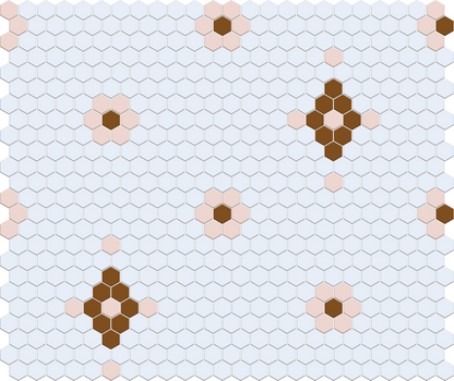 Mountain View 4 pc. | Pinnacle Hexagon Patterns