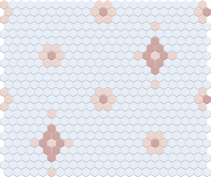 Mountain View 4 pc. | Pinnacle Hexagon Patterns