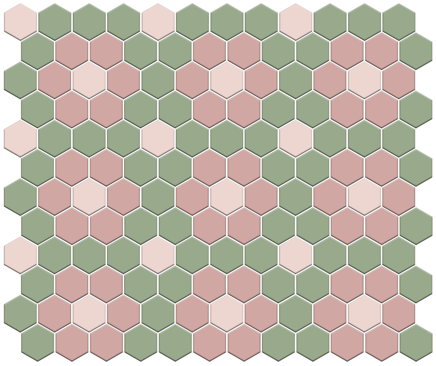 Rosette and Dot | Pinnacle Hexagon Patterns