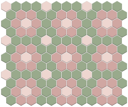 Rosette and Dot | Pinnacle Hexagon Patterns