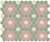Cherry Blossom/Turkish Rose on Juniper Green