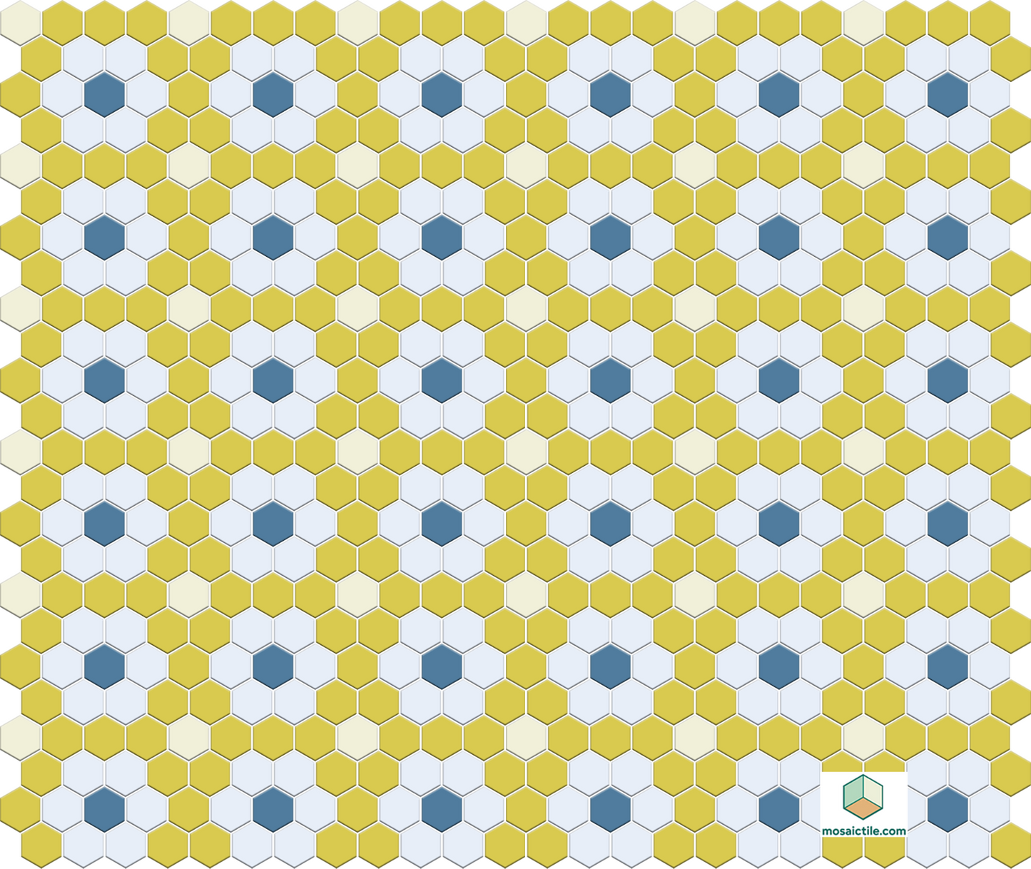 Rosette and Dot | Pinnacle Hexagon Patterns