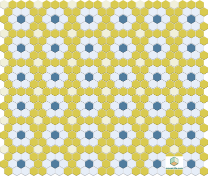 Rosette and Dot | Pinnacle Hexagon Patterns