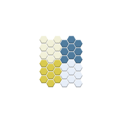 Rosette and Dot | Pinnacle Hexagon Patterns