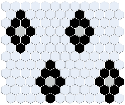 Repeating Diamonds | Pinnacle Hexagon Pattern