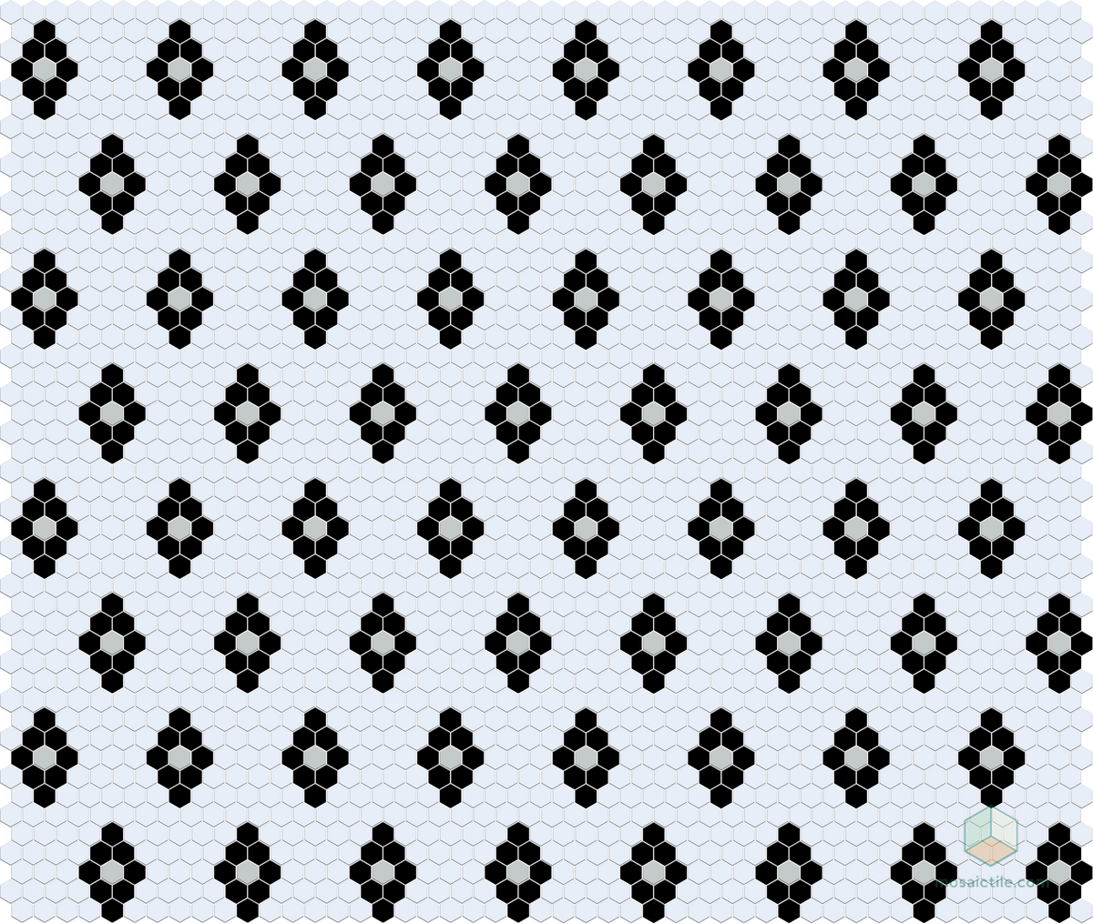 Repeating Diamonds | Pinnacle Hexagon Pattern