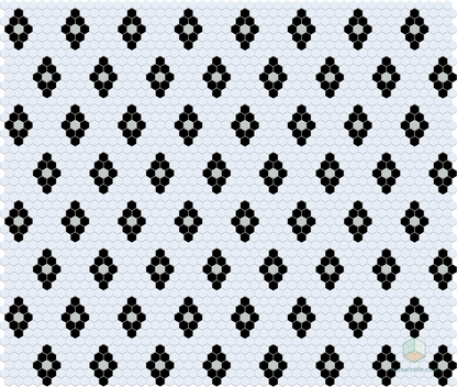 Repeating Diamonds | Pinnacle Hexagon Pattern