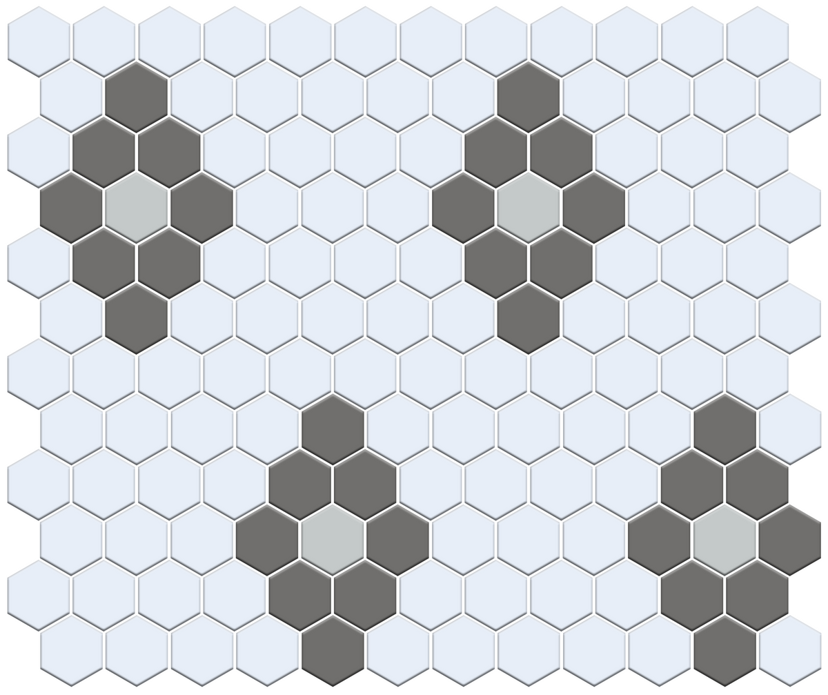 Repeating Diamonds | Pinnacle Hexagon Pattern