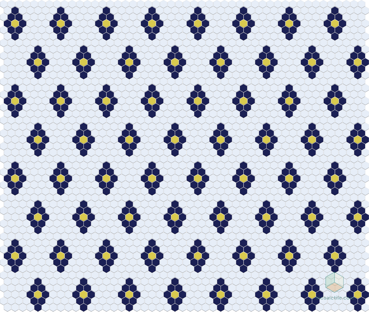 Repeating Diamonds | Pinnacle Hexagon Pattern