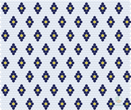 Repeating Diamonds | Pinnacle Hexagon Pattern