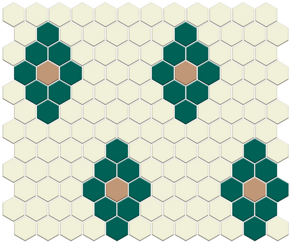 Repeating Diamonds | Pinnacle Hexagon Pattern