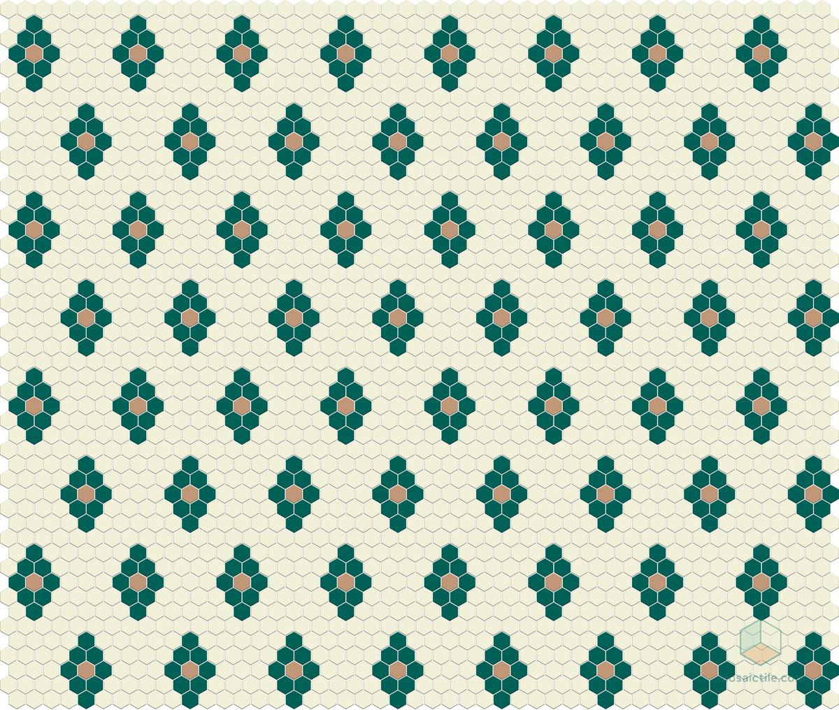 Repeating Diamonds | Pinnacle Hexagon Pattern