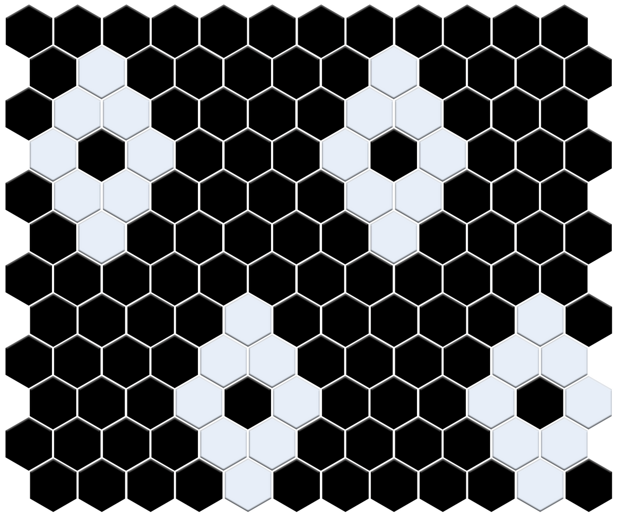 Repeating Diamonds | Pinnacle Hexagon Pattern