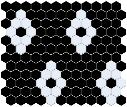 Repeating Diamonds | Pinnacle Hexagon Pattern