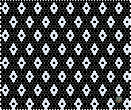 Repeating Diamonds | Pinnacle Hexagon Pattern