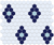 Glacier Blue/Oceana Blue on Satin White