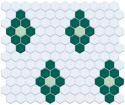 Repeating Diamonds | Pinnacle Hexagon Pattern