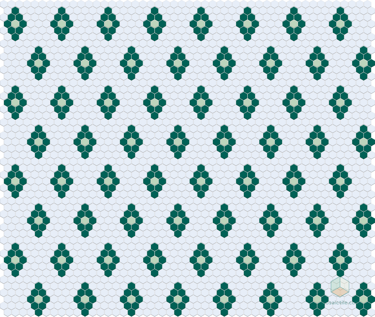 Repeating Diamonds | Pinnacle Hexagon Pattern