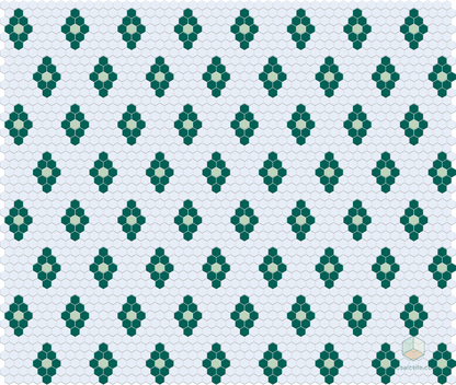 Repeating Diamonds | Pinnacle Hexagon Pattern