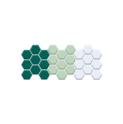 Repeating Diamonds | Pinnacle Hexagon Pattern