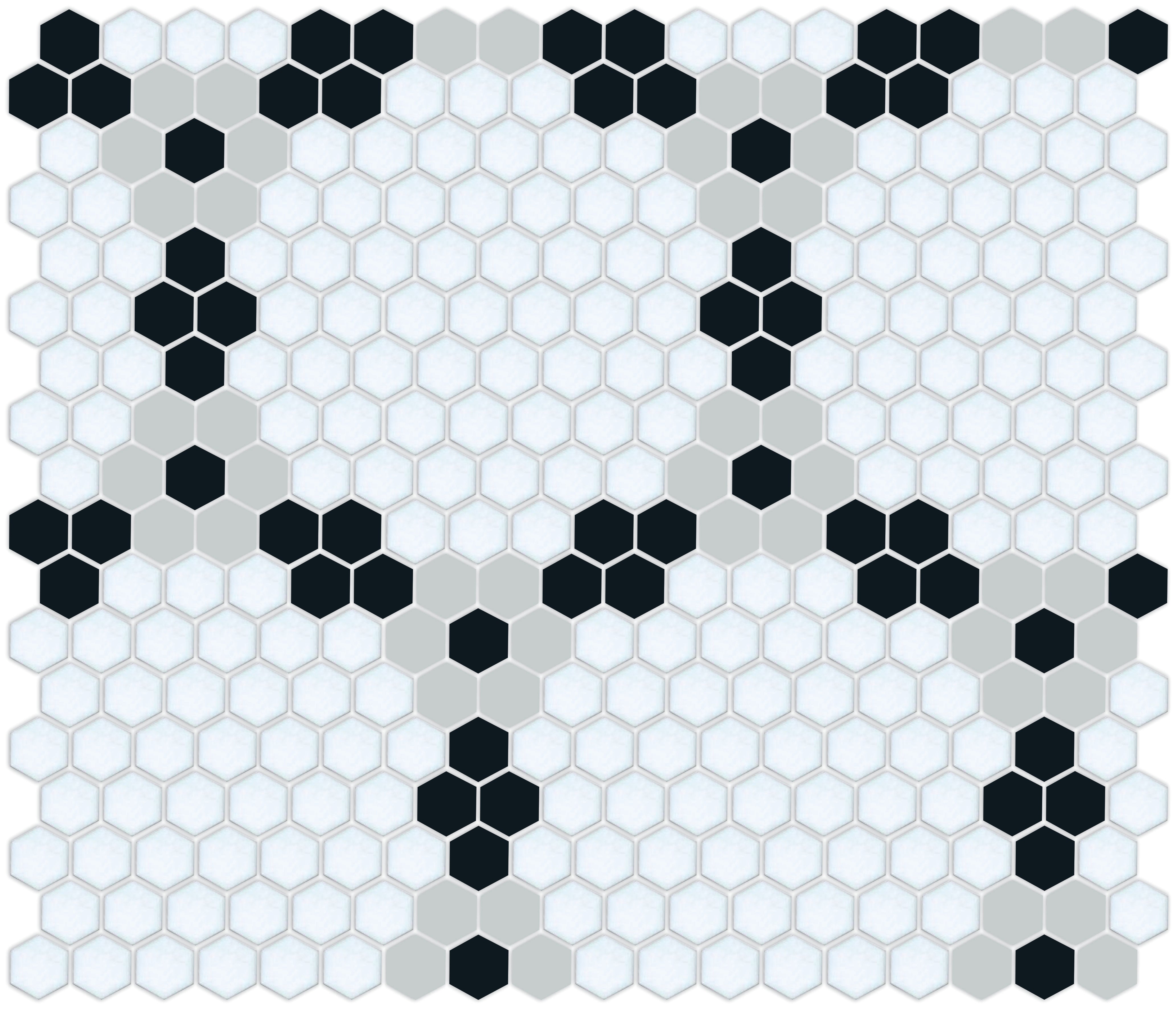 Hex Pattern Round Round and Round Pinnacle Hexagon Tile – Unique Style
